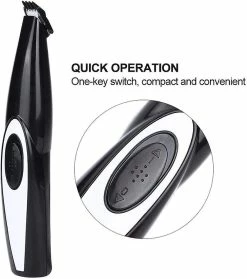 Unbranded Portable Électrique Animaux Tondeuses à Cheveux Paw Trimmer Professional Mini Pet Pédicure Couper Pied Outil Low Noise Dog Cat Hair Clipper Pour Pet Petites Zones H -Pet Soin 700036089 max