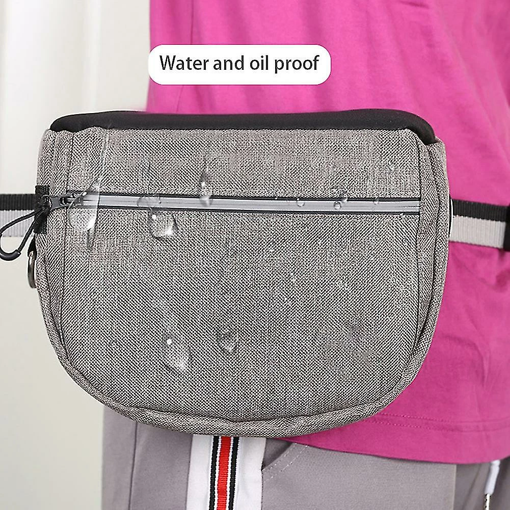 Unbranded Dog Treat Bag Extérieur Amovible Intérieur Double Couche Imperméable à L’eau Collations Réglables, Gris, 11 2 Unbranded Dog Treat Bag Extérieur Amovible Intérieur Double Couche Imperméable à L’eau Collations Réglables, Gris, 11 – Image 2