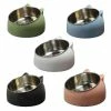 Daka Cat Dog Bowl 15 Degrés Surélevé En Acier Inoxydable Cat Bowls Sauvegarde Cou Puppy Cat