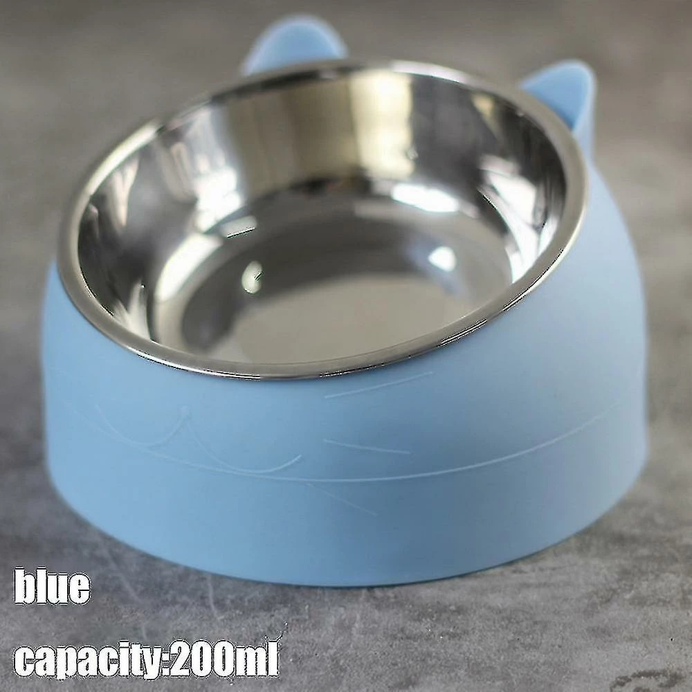 Daka Cat Dog Bowl 15 Degrés Surélevé En Acier Inoxydable Cat Bowls Sauvegarde Cou Puppy Cat 2 Daka Cat Dog Bowl 15 Degrés Surélevé En Acier Inoxydable Cat Bowls Sauvegarde Cou Puppy Cat – Image 2