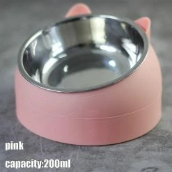 Daka Cat Dog Bowl 15 Degrés Surélevé En Acier Inoxydable Cat Bowls Sauvegarde Cou Puppy Cat 7 Daka Cat Dog Bowl 15 Degrés Surélevé En Acier Inoxydable Cat Bowls Sauvegarde Cou Puppy Cat -Pet Soin 700138415 max