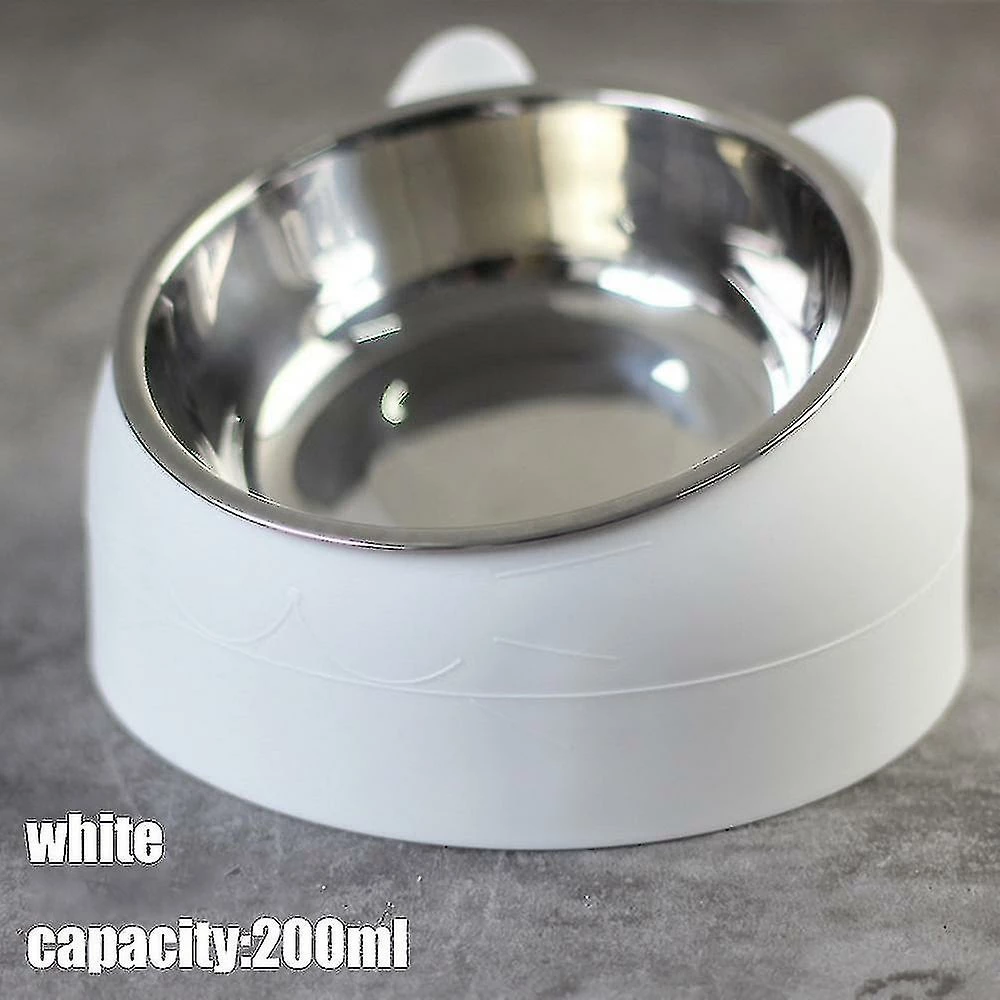 Daka Cat Dog Bowl 15 Degrés Surélevé En Acier Inoxydable Cat Bowls Sauvegarde Cou Puppy Cat 5 Daka Cat Dog Bowl 15 Degrés Surélevé En Acier Inoxydable Cat Bowls Sauvegarde Cou Puppy Cat – Image 5