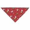 Unbranded 1pc Dog Bib Cool Et Confortable Chien Bandage Triangulaire Foulard Pet Dog Collier Noël Imprimé Saliv