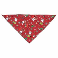 Unbranded 1pc Dog Bib Cool Et Confortable Chien Bandage Triangulaire Foulard Pet Dog Collier Noël Imprimé Saliv