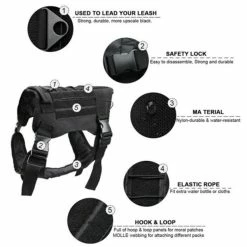 Unbranded Pet Tactical-Chest Strap Vest With Handle Lightweight Nylon Mesh Fabric For Small Medium Dog -Pet Soin 701549784 max