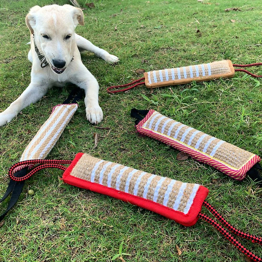 Unbranded Dog Training Pillow Resistant Interactive Play Toy Strong Handles Teeth Clean Dog Tugs Toy 2 Unbranded Dog Training Pillow Resistant Interactive Play Toy Strong Handles Teeth Clean Dog Tugs Toy – Image 2