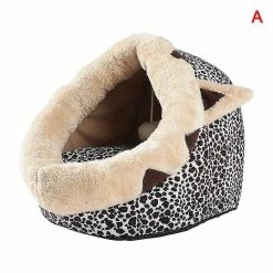Unbranded Mignon Animal Cake Pet Bed Dog Cats Warm Nest Semi-fermé Chenil Animaux De Compagnie Fournitures -Pet Soin 702179052 max