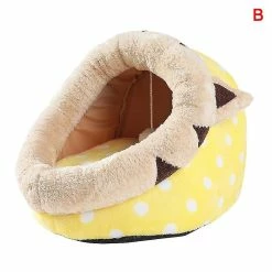 Unbranded Mignon Animal Cake Pet Bed Dog Cats Warm Nest Semi-fermé Chenil Animaux De Compagnie Fournitures -Pet Soin 702179101 max