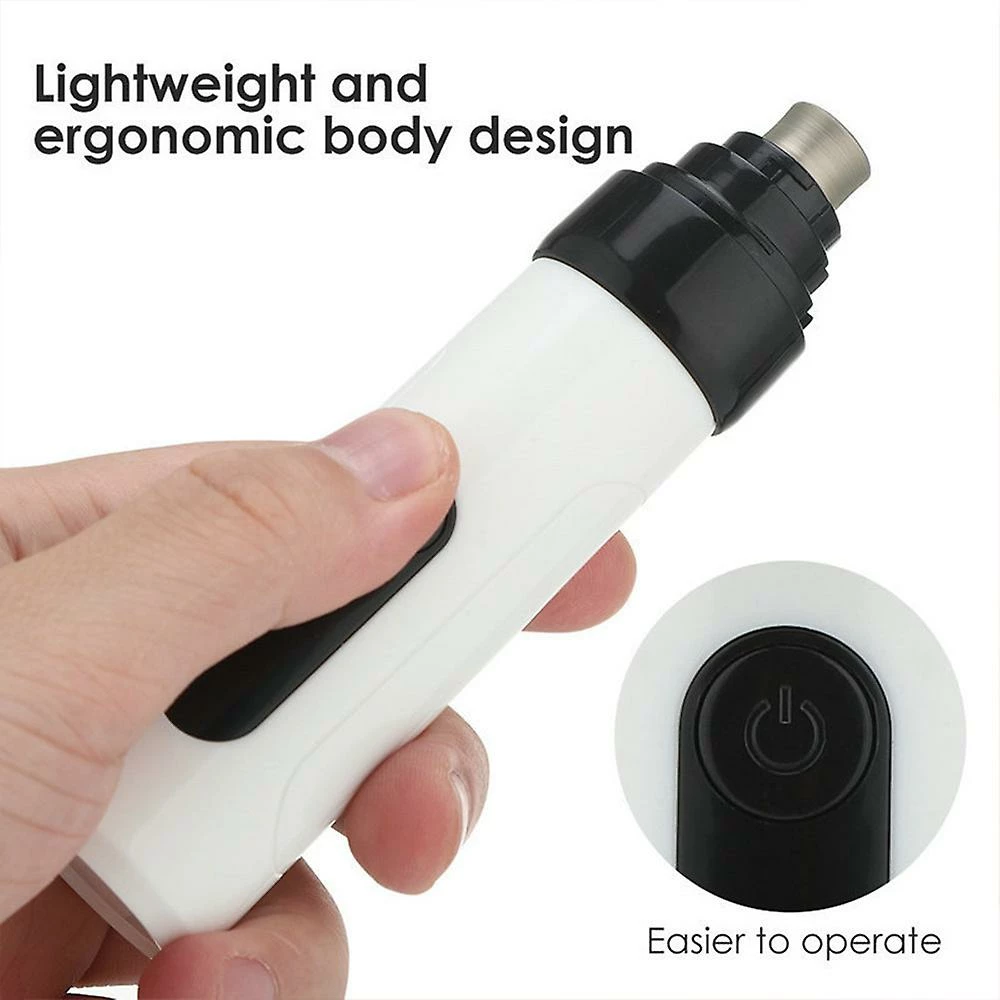 Chanker Pet Dog Cat Electric Nail Grinder Grooming Trimmer Grinding Pedicure Tool 4 Chanker Pet Dog Cat Electric Nail Grinder Grooming Trimmer Grinding Pedicure Tool – Image 4