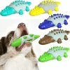 Lonfdy Jouet Pour Chien Crocodile Molar Rod Food Dropping Ball, Crocodile Tough Dog Chew Toys