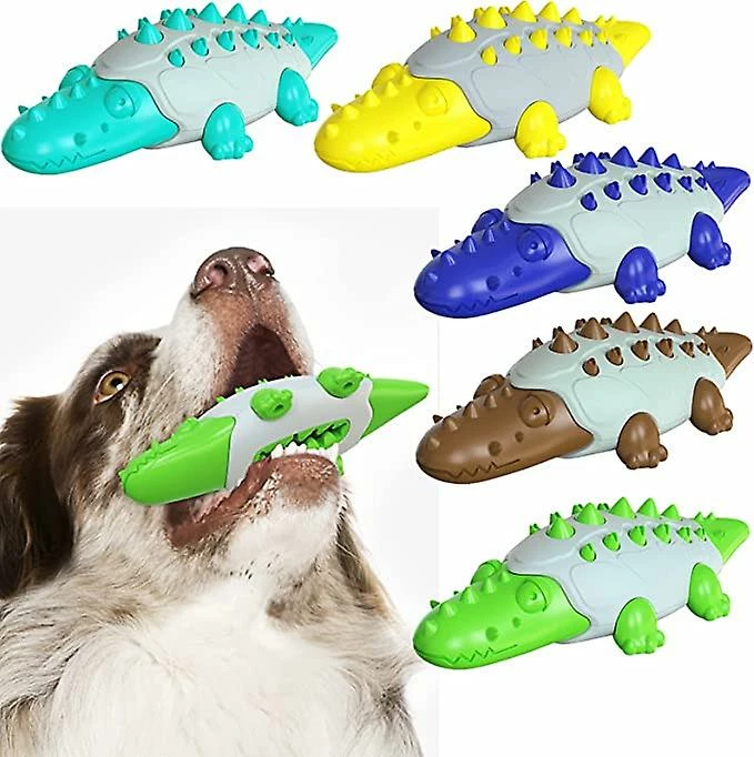 Lonfdy Jouet Pour Chien Crocodile Molar Rod Food Dropping Ball, Crocodile Tough Dog Chew Toys 1 Lonfdy Jouet Pour Chien Crocodile Molar Rod Food Dropping Ball, Crocodile Tough Dog Chew Toys