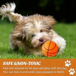 Unbranded 4pcs Baskets Chien Jouet Chien Mâcher Basket-ball Bouncy Dog Ball -Pet Soin 707072380 max