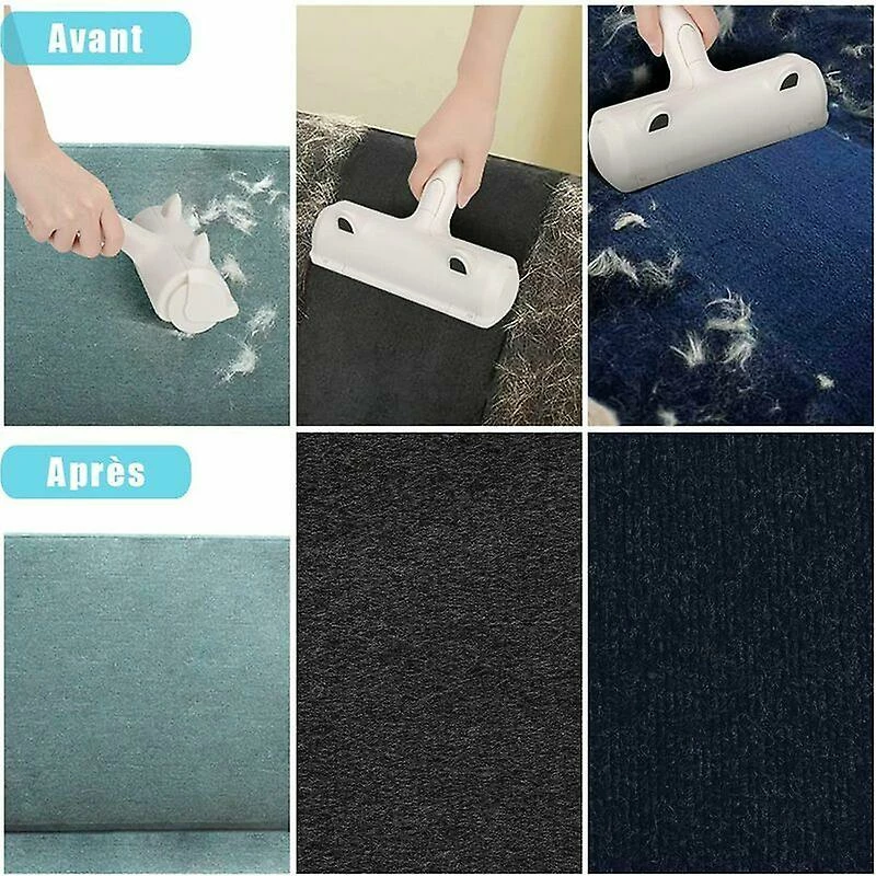 Unbranded Pet Hair Remover Brush Cat Dog - Hair Remover - Brosse De Nettoyage, Dissolvant De Poils Réutilisable Rouleau Hair Pickerblue 4 Unbranded Pet Hair Remover Brush Cat Dog - Hair Remover - Brosse De Nettoyage, Dissolvant De Poils Réutilisable Rouleau Hair Pickerblue – Image 4