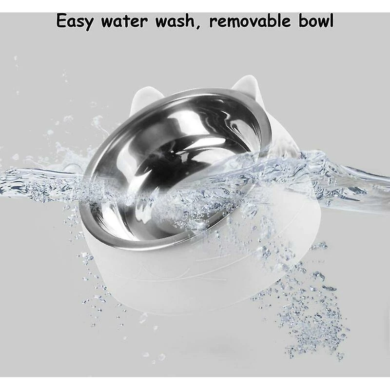 Unbranded Cat Bowl, Cat Bowl Incliné, 15 Tilted Platform Cat Bowl, Small Dog Bowl, Anti-slip Cat Dog Bowl, Raised And Tilted Cat Bowl, Cat Bowls, 200ml 4 Unbranded Cat Bowl, Cat Bowl Incliné, 15 Tilted Platform Cat Bowl, Small Dog Bowl, Anti-slip Cat Dog Bowl, Raised And Tilted Cat Bowl, Cat Bowls, 200ml – Image 4