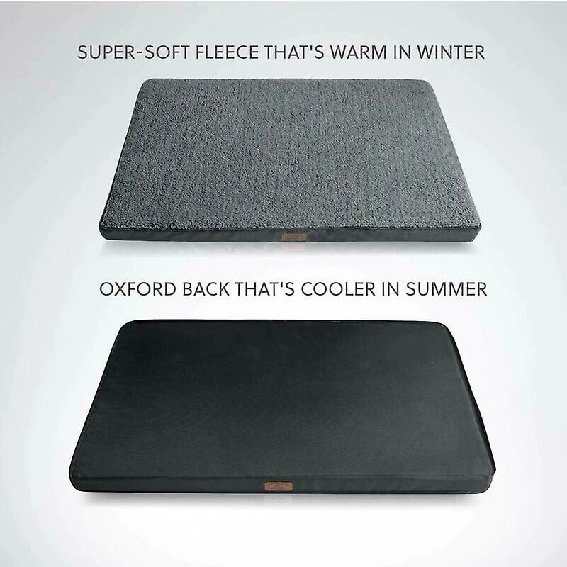 Unbranded Removable Orthopedic Dog Bed - Large Dog Mat, Foam Dog Bed With Plush Cover, Washable Dog Mattress, Grey, 76x50x7.6 Cm,11 4 Unbranded Removable Orthopedic Dog Bed - Large Dog Mat, Foam Dog Bed With Plush Cover, Washable Dog Mattress, Grey, 76x50x7.6 Cm,11 – Image 4