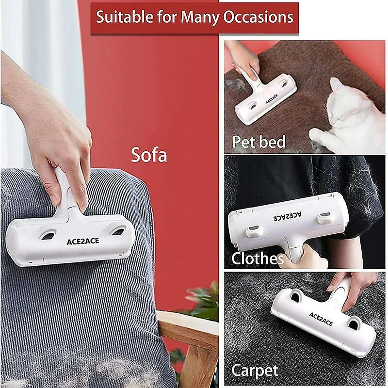 Unbranded Pet Hair Remover Brush Dog Cat, Hair Pick Up Brush Remover, Reusable Magic Hair Remover, Pet Hair Roller, Epilator (vêtements / Canapé / Voiture / Lit / Tapis), Rouge 4 Unbranded Pet Hair Remover Brush Dog Cat, Hair Pick Up Brush Remover, Reusable Magic Hair Remover, Pet Hair Roller, Epilator (vêtements / Canapé / Voiture / Lit / Tapis), Rouge – Image 4