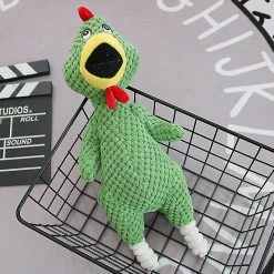 Unbranded Chewing Dog Toy Squeaky Screaming Chicken Pet Supplies Interactif Réduire Le Stress,vert,11 -Pet Soin 708882815 max