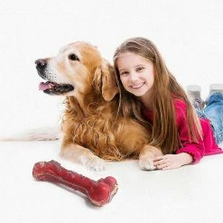 Unbranded Dog Chew Toy Resistant Squeaky Whistle Training Bone Shape Teeth Grinding,11 -Pet Soin 708889423 max