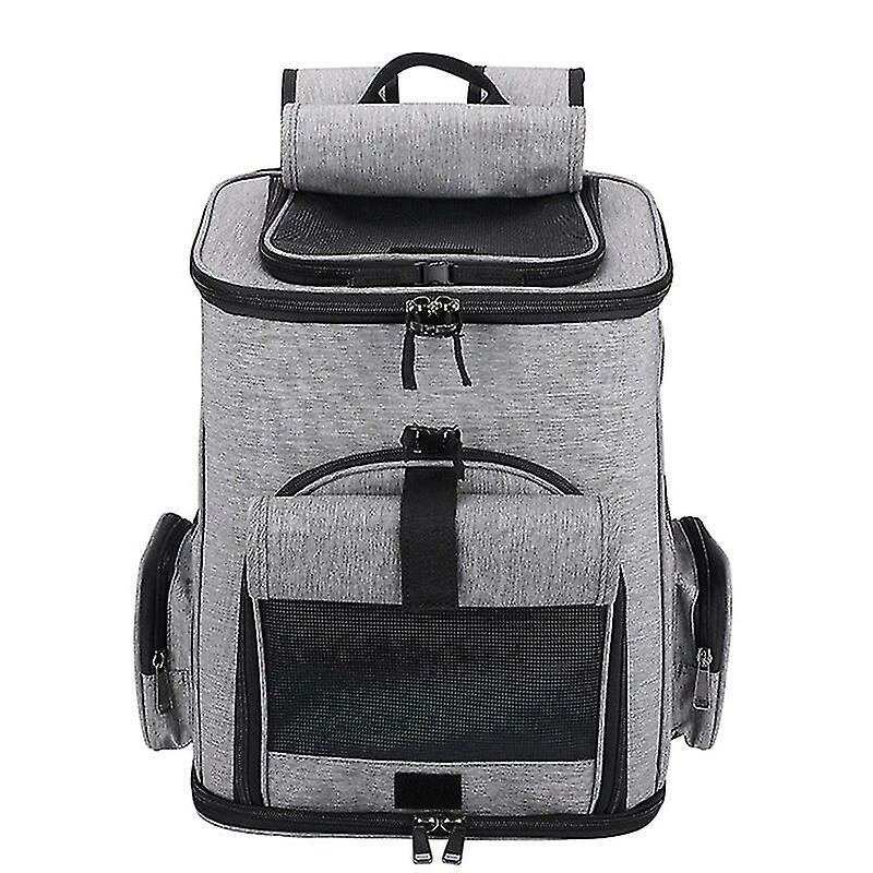 Unbranded Pliable Pet Bag Carrier Backpack Dog Cat Carrier Outdoor Travel Packbag Portable Zipper Mesh Pet Out Bag Cat Backpack Breath 2 Unbranded Pliable Pet Bag Carrier Backpack Dog Cat Carrier Outdoor Travel Packbag Portable Zipper Mesh Pet Out Bag Cat Backpack Breath – Image 2