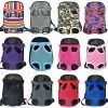 Unbranded Pet Dog Carrier Backpack Mesh Camouflage Outdoor Travel Products Sacs à Bandoulière Respirants Pour Petits Chiens Chats Chihuahua