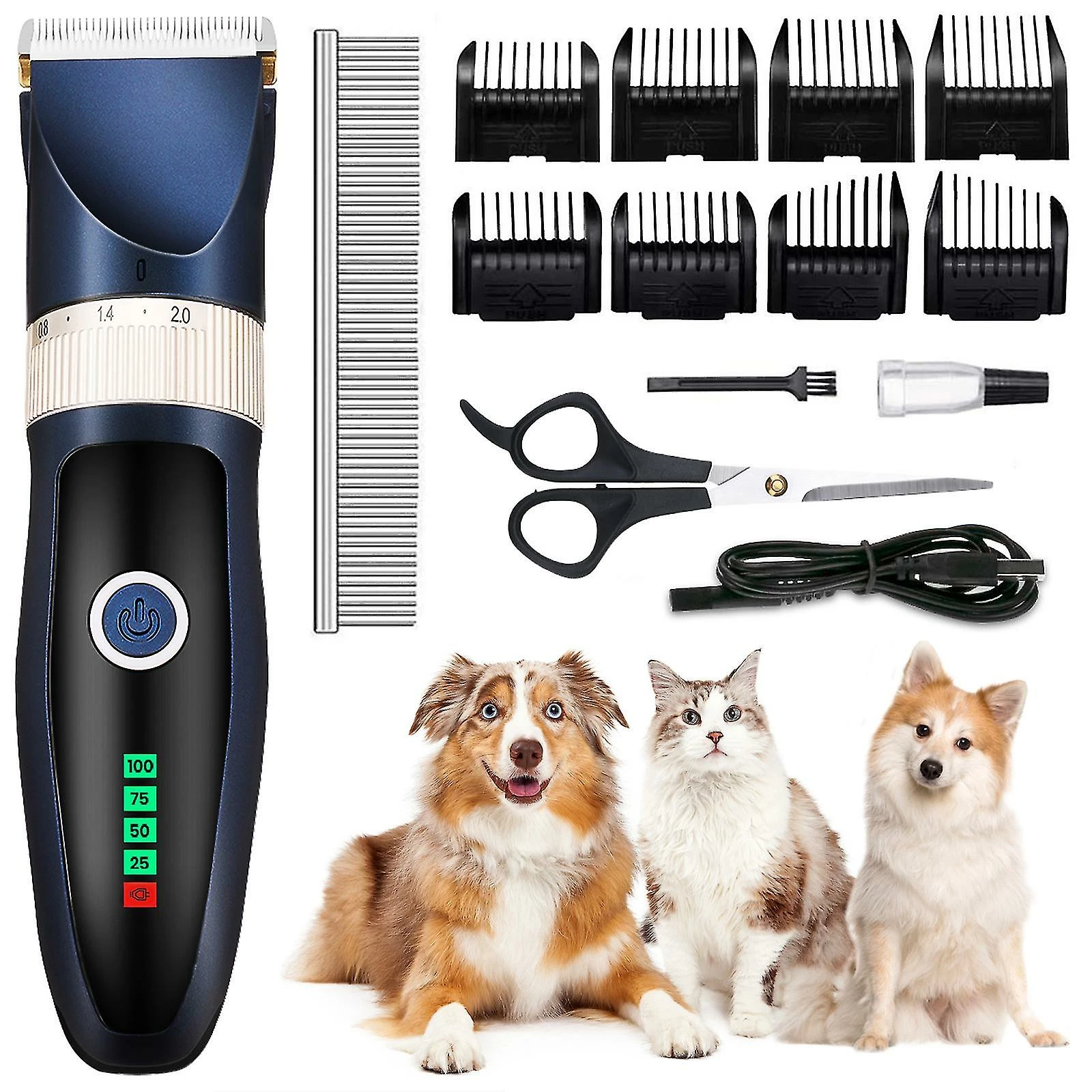 Unbranded Pro Silent Pet Hair Grooming Clipper Trimmer Shaver Dog Electric Shaver Set Uk 1 Unbranded Pro Silent Pet Hair Grooming Clipper Trimmer Shaver Dog Electric Shaver Set Uk