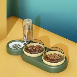 Xxcc Cat Pour Chats, Bols D’eau Tilt Cat Dog Food Avec Bouteille D’eau Automatique Pour Chats Petits Chiens -Pet Soin 713432352 max