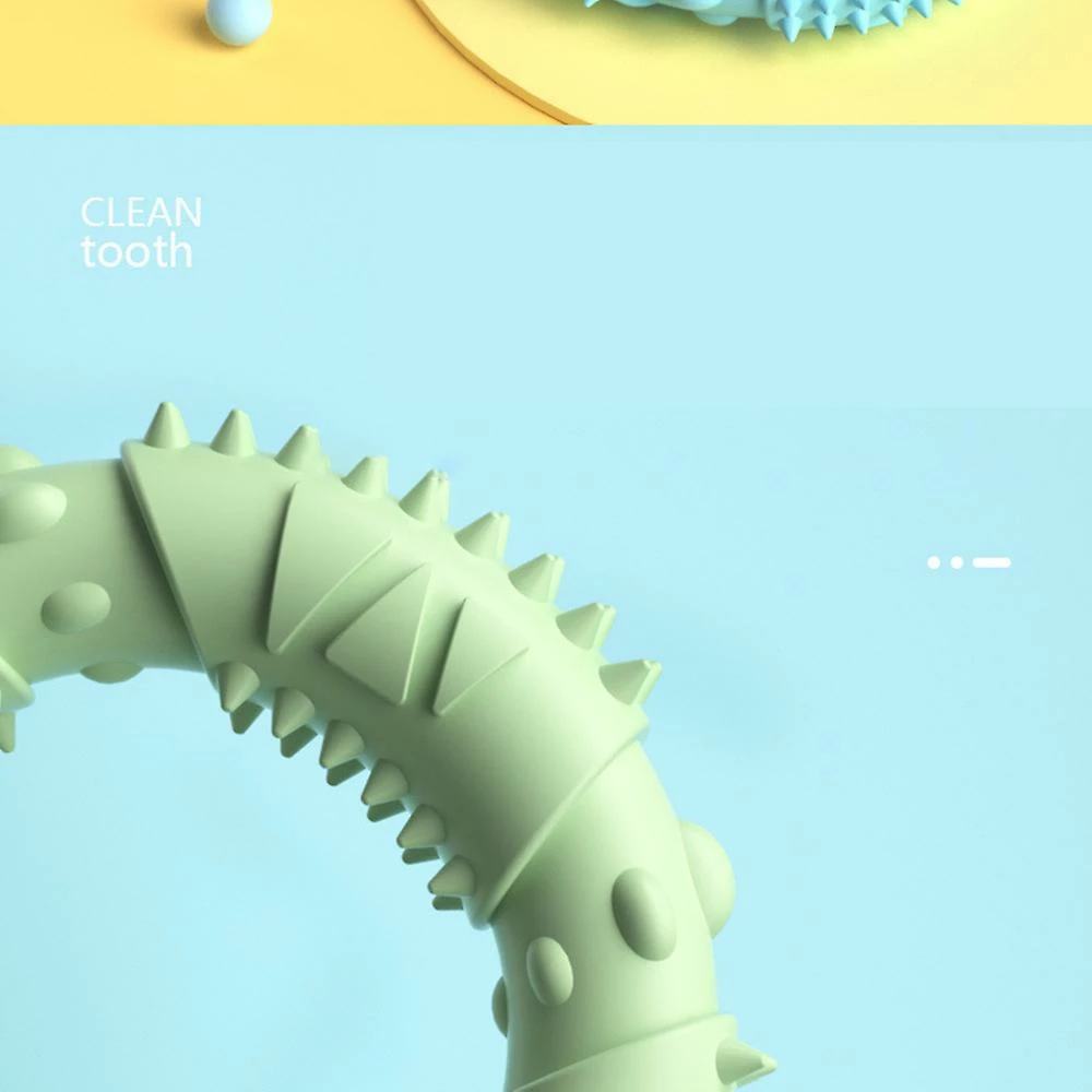 Unbranded Dog Toy Circle Shape Toothbrush Cat Medium Dental Buddy Chew Level Pet Chewers 4 Unbranded Dog Toy Circle Shape Toothbrush Cat Medium Dental Buddy Chew Level Pet Chewers – Image 4