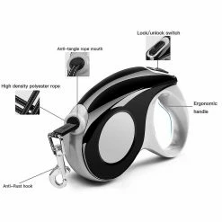 Unbranded 5m Heavy Duty Pet Dog Automatique Rétractable Traction Corde De Marche Laisse -Pet Soin 714334080 max