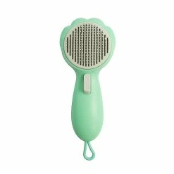 Unbranded Massage Autonettoyant Pour Le Toilettage Fournitures Pour Animaux De Compagnie Cat Home Dog Brush Lanyard Suspendu, Vert, 11