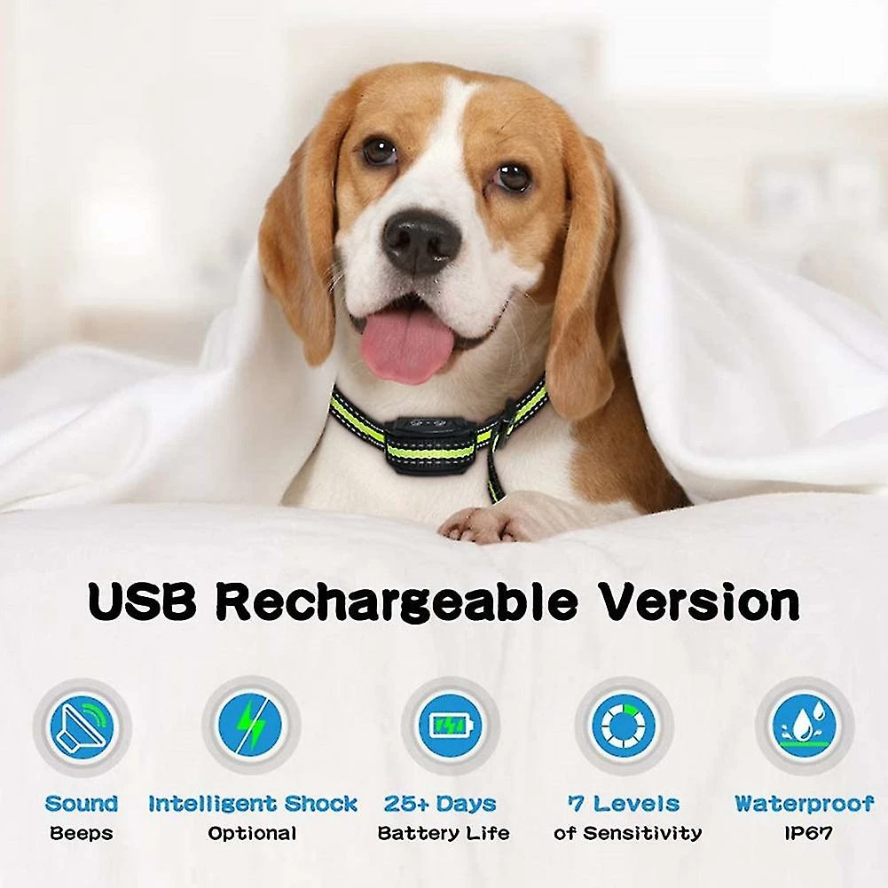 Unbranded Fournitures Pour Animaux De Compagnie Beep Dog Rechargeable Ip67 Waterproof Training Anti-bark Collar,11 2 Unbranded Fournitures Pour Animaux De Compagnie Beep Dog Rechargeable Ip67 Waterproof Training Anti-bark Collar,11 – Image 2