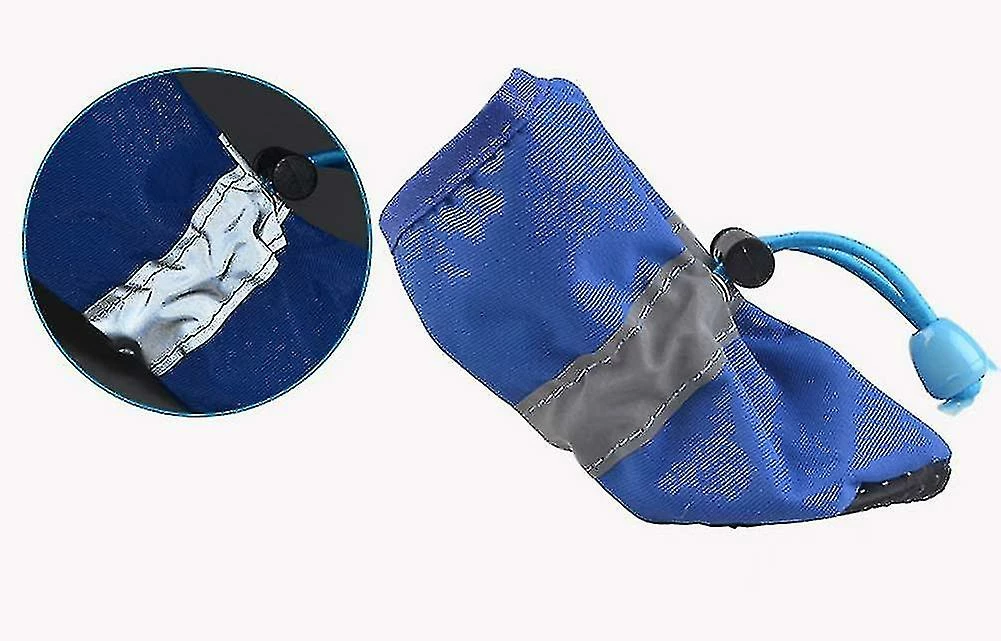 Unbranded Waterproof Puppy Rain Boots, Set Of 4 Pet Boots, Soft Fabric Waterproof Dog Shoes (s,red) Z 4 Unbranded Waterproof Puppy Rain Boots, Set Of 4 Pet Boots, Soft Fabric Waterproof Dog Shoes (s,red) Z – Image 4