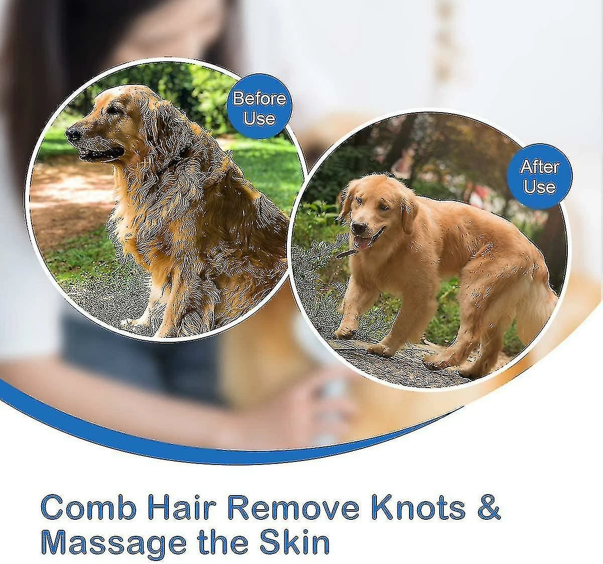 Unbranded Upgrade Dog Brush, Cat Brush, Self Cleaning Brush Dog Cat Dog Fur Brush - 95% Dead Hair, Professiona Z 3 Unbranded Upgrade Dog Brush, Cat Brush, Self Cleaning Brush Dog Cat Dog Fur Brush - 95% Dead Hair, Professiona Z – Image 3