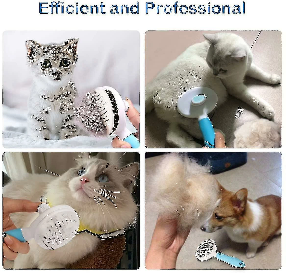 Unbranded Upgrade Dog Brush, Cat Brush, Self Cleaning Brush Dog Cat Dog Fur Brush - 95% Dead Hair, Professiona Z 4 Unbranded Upgrade Dog Brush, Cat Brush, Self Cleaning Brush Dog Cat Dog Fur Brush - 95% Dead Hair, Professiona Z – Image 4