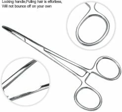 Unbranded Pet Ear Locking Forceps Dog Ear Hair Puller Groomers Scissor Dog Grooming Locking Tweezers, Good Z -Pet Soin 718422833 max