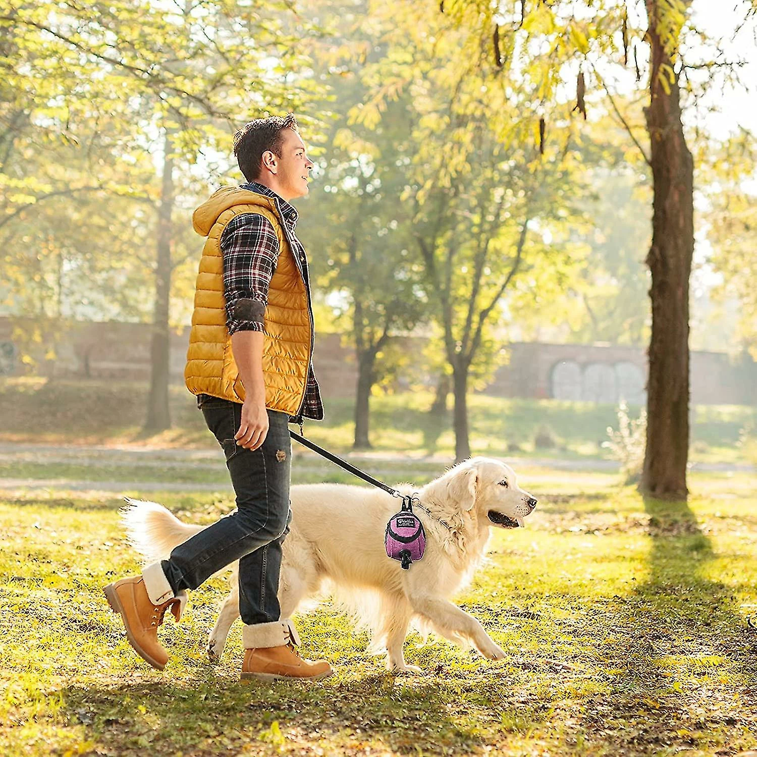 Unbranded Dog Treat Bag Pet Feces Treat Bag Holder Dog Feces Treat Bag Distributeur Outdoor Stand Carry Dog Trash Zipper Bag Avec Boutons Métalliques Pour La Plupart Des Chiens Leashe 2 Unbranded Dog Treat Bag Pet Feces Treat Bag Holder Dog Feces Treat Bag Distributeur Outdoor Stand Carry Dog Trash Zipper Bag Avec Boutons Métalliques Pour La Plupart Des Chiens Leashe – Image 2