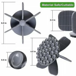 Unbranded Aespa Slow Food Feeder Bowl, Sucker Pet Dog Silicone Wall Mounted Lick Slow Distracting Disk (gris) -Pet Soin 718735993 max