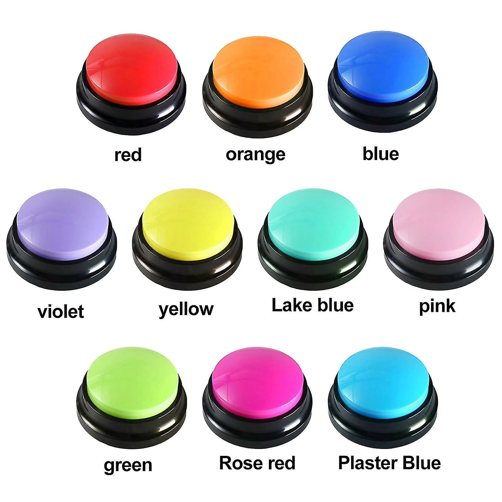 Unbranded Best Sellers-multi-fonction Pet Starter Enregistrable Talking Speaking Buttons Dog Training 3 Unbranded Best Sellers-multi-fonction Pet Starter Enregistrable Talking Speaking Buttons Dog Training – Image 3