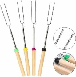 Unbranded Brochettes Longues Pour Barbecue, Bâtonnets à Rôtir Extensibles De 8 Pièces, Bâtonnets De Guimauve à Rôtir, Fourchette à Hot-dog En Forme De U Avec Sac De Rangement (12-32 Pouces), CG 6 Unbranded Brochettes Longues Pour Barbecue, Bâtonnets à Rôtir Extensibles De 8 Pièces, Bâtonnets De Guimauve à Rôtir, Fourchette à Hot-dog En Forme De U Avec Sac De Rangement (12-32 Pouces), CG -Pet Soin 721076625 max