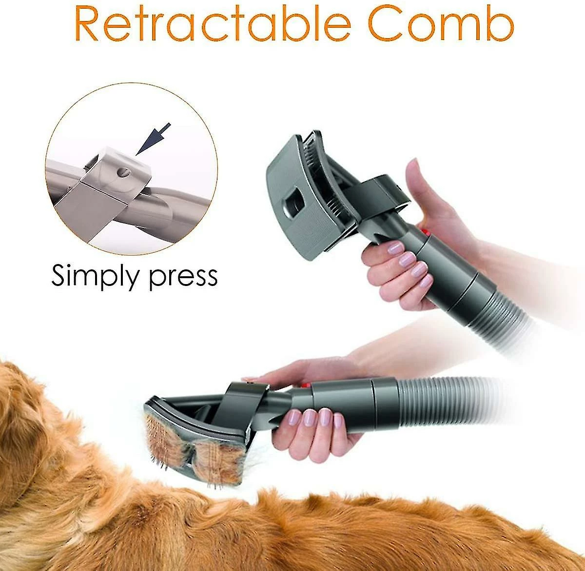 Unbranded Dyson Dog Carding Brush, Dyson Animal Hair Removal Accessory Suitable For Dyson V6 Vacuums Dc24 Dc25 Dc35 Dc45 Dc65 Dc66, Cg 2 Unbranded Dyson Dog Carding Brush, Dyson Animal Hair Removal Accessory Suitable For Dyson V6 Vacuums Dc24 Dc25 Dc35 Dc45 Dc65 Dc66, Cg – Image 2