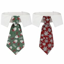Unbranded Pet Tie Dog Tie Réglable Costume Dog Collar Ties Party Accessoires Costume De Noël