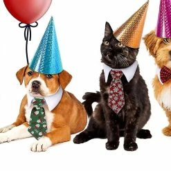 Unbranded Pet Tie Dog Tie Réglable Costume Dog Collar Ties Party Accessoires Costume De Noël -Pet Soin 721530908 max