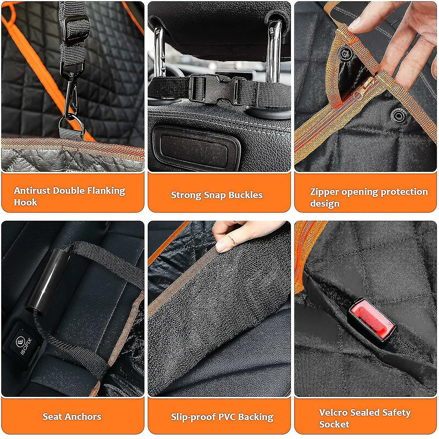 Unbranded 4-in-1 Convertible Dog Car Seat Cover 100% Dog Seat Cover Nonslip Dog Ock 600d Pet Sea 5 Unbranded 4-in-1 Convertible Dog Car Seat Cover 100% Dog Seat Cover Nonslip Dog Ock 600d Pet Sea – Image 5