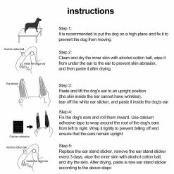 Unbranded Dog Ear Stand Up Sticker Support Fixe - Outils De Levage D’oreille De Chien De Berger Allemand -Pet Soin 722157085 max