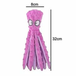 Conly Dog Squeaky Toys Octopus - Peluche Pour Chiens Compatibles Avec La Dentition Du Chiot - -Pet Soin 723324384 max