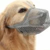 Unbranded Dog Muzzle, Dog Muzzle Mesh Mask With Adjustable Straps, Prevent Biting Chewing And Licking Breathable Fz51-3