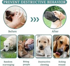 Unbranded Dog Muzzle, Dog Muzzle Mesh Mask With Adjustable Straps, Prevent Biting Chewing And Licking Breathable Fz51-3 8 Unbranded Dog Muzzle, Dog Muzzle Mesh Mask With Adjustable Straps, Prevent Biting Chewing And Licking Breathable Fz51-3 -Pet Soin 723427968 max