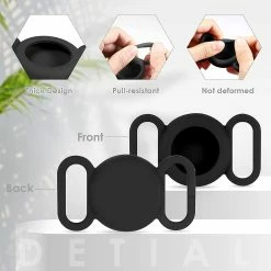 Phwj Airtag Dog Collar, étui En Silicone Pour Localisateur GPS, Housse De Protection Compatible Avec Apple Airtag, Collier Pour Chiens Et Chats, Accessoires Pour Animaux De Compagnie (noir Et 7 Phwj Airtag Dog Collar, étui En Silicone Pour Localisateur GPS, Housse De Protection Compatible Avec Apple Airtag, Collier Pour Chiens Et Chats, Accessoires Pour Animaux De Compagnie (noir Et -Pet Soin 724338154 max