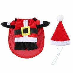 Unbranded Szcc Dog Cat Noël Noël Costume, Funny Pet Cosplay Outfits Avec Une Casquette, Puppy Fleece Vêtements Chauds Pour Noël 9 Unbranded Szcc Dog Cat Noël Noël Costume, Funny Pet Cosplay Outfits Avec Une Casquette, Puppy Fleece Vêtements Chauds Pour Noël -Pet Soin 727507913 max