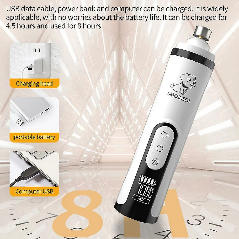 Unbranded Paw Trimming Lcd Display Dog Cat Pet Nail Grinder Portable Electric Led Light,11 2 Unbranded Paw Trimming Lcd Display Dog Cat Pet Nail Grinder Portable Electric Led Light,11 – Image 2