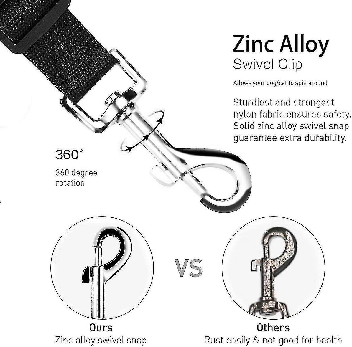 Unbranded Dog Seat Belt For Dogs In Car - Adjustable Dog Car Seat Belts -harness Dog Seatbelt Safety Lead Dog Vehicle Travelling Leash-26 4 Unbranded Dog Seat Belt For Dogs In Car - Adjustable Dog Car Seat Belts -harness Dog Seatbelt Safety Lead Dog Vehicle Travelling Leash-26 – Image 4